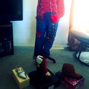 Amazing holidays customized jeans